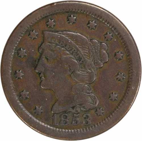 1853年 ラージセント EF 未鑑定 #154｜WORLD RESOURCE【QUEEN店】