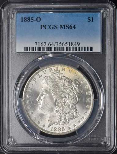 1885年Oミント モーガン銀貨 - PCGS MS64 トーン - COINGIANTS｜WORLD RESOURCE【QUEEN店】
