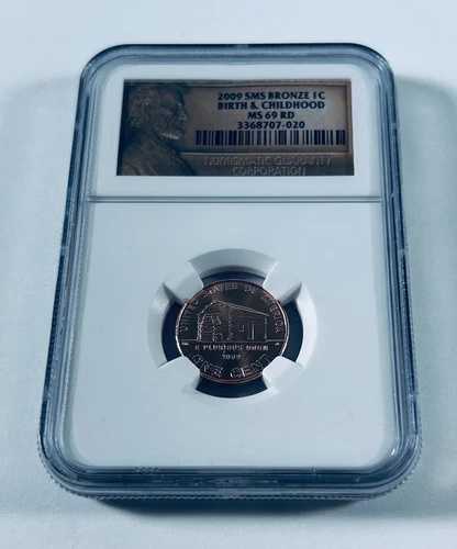 2009年 リンカーンセント SMS 誕生と幼少期 NGC MS69 RD|WORLD RESOURCE【QUEEN店】