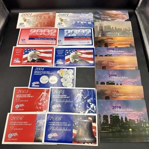 2001年~2010年 アメリカ合衆国 未流通コインセット - フィラデルフィア造幣局およびデンバー造幣局|WORLD RESOURCE【QUEEN店】