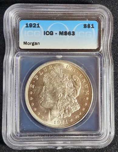1921年 (P) モーガン・ダラー ICG MS63。モーガン・ダラー最後の年！当社のT3860｜WORLD RESOURCE【QUEEN店】 52,800円
