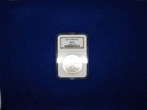 2005年 P 海兵隊 S 1ドル MS70-|WORLD RESOURCE【QUEEN店】