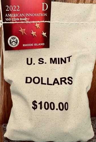 2022年 アメリカン・イノベーション 1ドル硬貨 ロードアイランド州 100枚入り 密封袋|WORLD RESOURCE【QUEEN店】