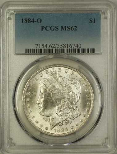 1884年Oミント モーガン銀貨 1ドル PCGS MS-62 (5i)|WORLD RESOURCE【QUEEN店】