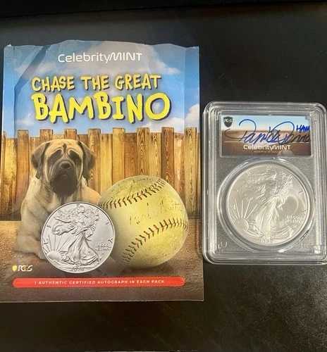 セレブリティ・ミント パトリック・レンナ「ハム」サイン入り 2025年 PCGS ジェムBU シルバーイーグル｜WORLD RESOURCE【QUEEN店】