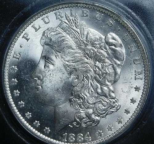 1884年Oミント モーガン銀貨 MS64 ICG鑑定 A36-552|WORLD RESOURCE【QUEEN店】