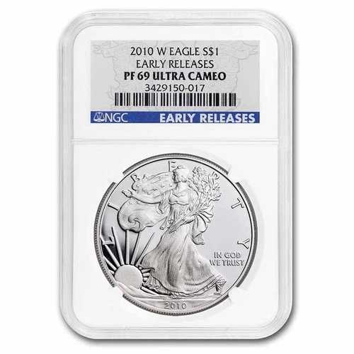 2010年WミントプルーフアメリカンシルバーイーグルPF-69 NGC|WORLD RESOURCE【QUEEN店】