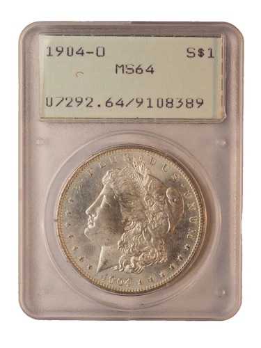 1904年 *O* モーガン銀貨 *** PCGS MS64 ラトラー *** 送料無料 G1095|WORLD RESOURCE【QUEEN店】