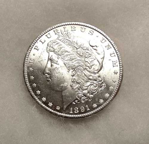 1891年Sミント モーガン銀貨 - 状態良好 - 未使用美品 - 送料無料|WORLD RESOURCE【QUEEN店】