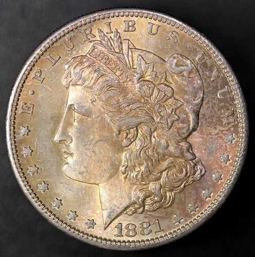 1881年Sミント モーガン銀貨 オリジナルコレクションからの新品 - ロット番号 AA 7577|WORLD RESOURCE【QUEEN店】