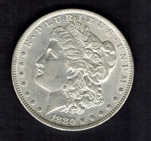 1880年Oミント モーガン銀貨「ニューオーリンズ」未使用品|WORLD RESOURCE【QUEEN店】