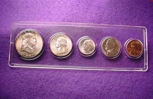 1954年S サンフランシスコ造幣局発行 5枚セット 未使用品 90%銀貨!! #31｜WORLD RESOURCE【QUEEN店】
