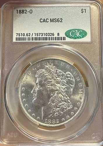 1882年Oミント CAC MS62 PQ モーガン銀貨｜WORLD RESOURCE【QUEEN店】 46,860円