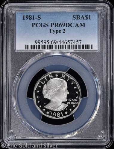 1981年Sミント 1ドルプルーフ スーザン・B・アンソニー・ダラー PCGS PR 69 DCAM | タイプ2 SBA｜WORLD RESOURCE【QUEEN店】
