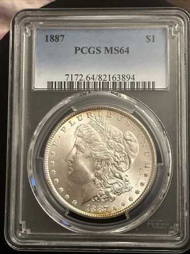 1887年モルガン銀貨 MS64 PCGS|WORLD RESOURCE【QUEEN店】