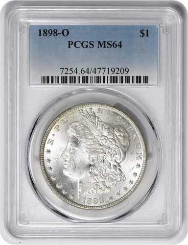 1898年Oミント モーガン銀貨 MS64 PCGS｜WORLD RESOURCE【QUEEN店】
