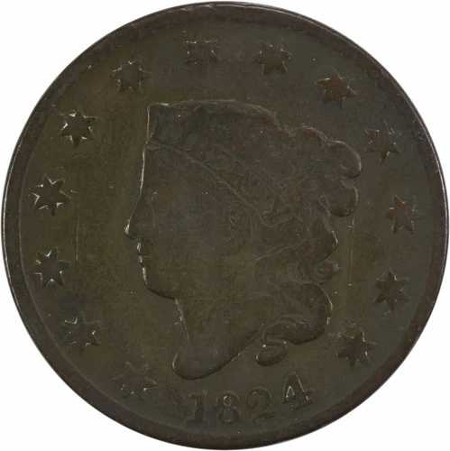 1824年 ラージセント VG 未鑑定 #1038|WORLD RESOURCE【QUEEN店】