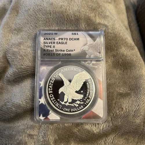 2021年 W ANACS PR 70 DCAM ファーストストライクコイン 1998年タイプIIの815番｜WORLD RESOURCE【QUEEN店】
