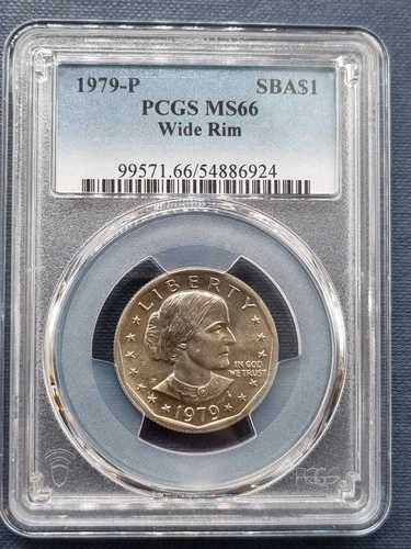 1979年 P スーザン・B・アンソニー ドル 1ドル ニアデート ワイドリム 高グレード PCGS MS66 #94815|WORLD RESOURCE【QUEEN店】
