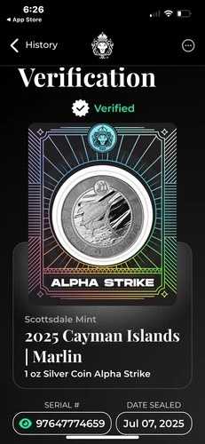 2025年マーリン 1オンス 999純銀 ALPHA STRiKE|WORLD RESOURCE【QUEEN店】