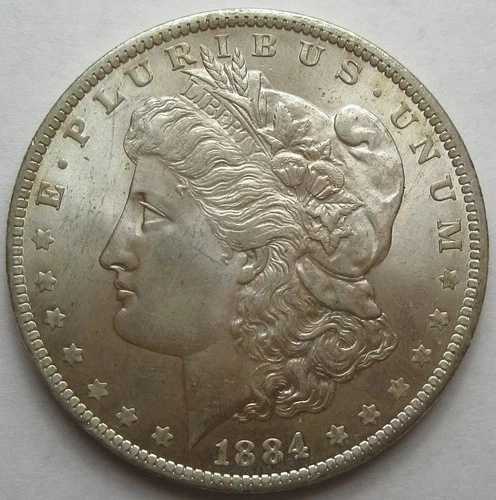 1884年Oミント 銀貨 モーガン・ダラー -極美品- (#13c)｜WORLD RESOURCE【QUEEN店】