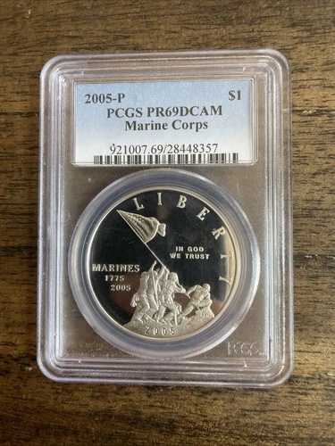 2005-P PCGS PR 69 DCAM 海兵隊|WORLD RESOURCE【QUEEN店】