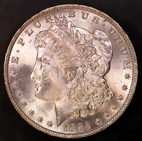 1885年 O モーガン銀貨 オリジナルコレクションからの新品 - ロット番号 AA 7626|WORLD RESOURCE【QUEEN店】