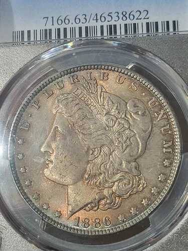 1886年 1ドル モルガンドル PCGS MS63 トーン｜WORLD RESOURCE【QUEEN店】