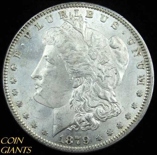 1879年 モーガン銀貨 S$1 フィラデルフィア コイン BU 未流通 UNC ほぼGEM|WORLD RESOURCE【QUEEN店】