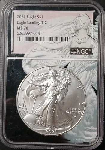 2021年 イーグル金貨 1シンガポールドル イーグル着陸タイプ2 NGC MS70|WORLD RESOURCE【QUEEN店】