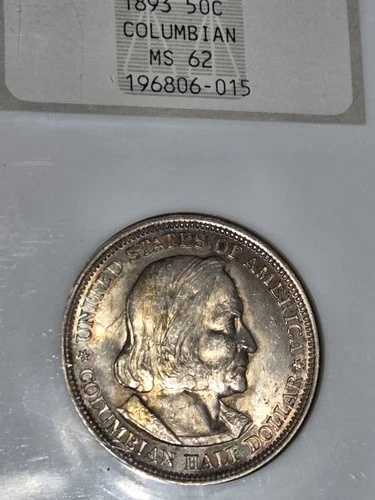 1893年コロンビア50セントハーフダラー NGC MS62 トーン|WORLD RESOURCE【QUEEN店】