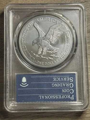 2021年 - PCGS MS70 アメリカン・シルバーイーグル 1オンス * ファーストストライク * タイプ2 グリーンラベル|WORLD RESOURCE【QUEEN店】
