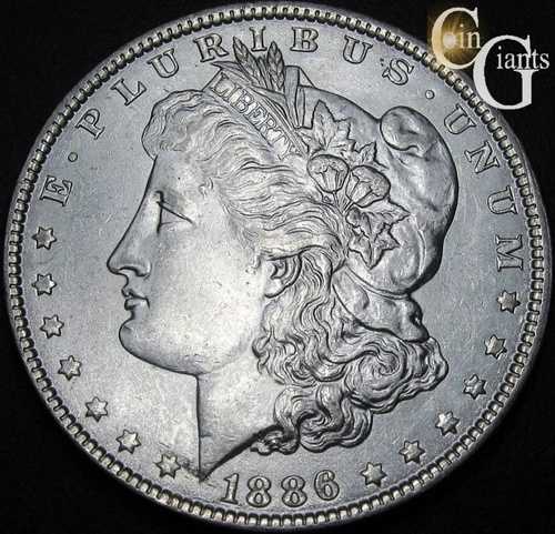 1886年 モーガンシルバー ドル チョイス UNC トップ 100 S $1 VAM-1A ライン 6 ダブルイヤー-|WORLD RESOURCE【QUEEN店】
