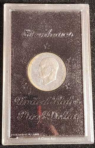 1973年Sミント発行 アイゼンハワーIKEドル銀貨 プルーフ貨幣。T5013|WORLD RESOURCE【QUEEN店】
