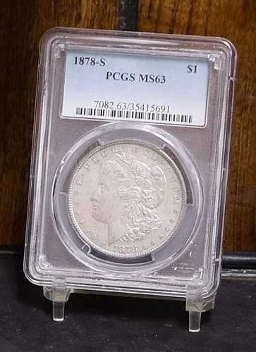 1878年Sミント モルガン・ダラー - PCGS MS63 (#60370-K)｜WORLD RESOURCE【QUEEN店】