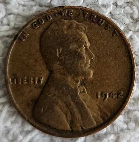 1942年 リンカーン銅製ウィートペニー ミントマークなし 1A｜WORLD RESOURCE【QUEEN店】