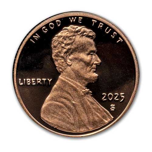 2025-S Lincoln セント ジェム プルーフ (レッド)-｜WORLD RESOURCE【QUEEN店】 64,130円