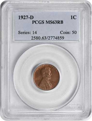 1927年Dミント リンカーンセント MS63RB PCGS｜WORLD RESOURCE【QUEEN店】 64,130円
