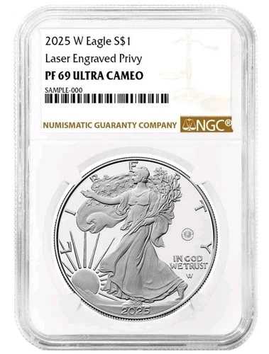 先行販売 2025-W プルーフ 1ドル銀貨 レーザービーム彫刻入りプライベート NGC PF69 UC %|WORLD RESOURCE【QUEEN店】