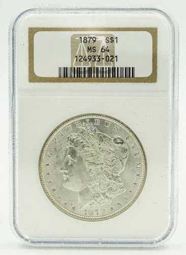 1879年 1ドル モーガン銀貨 NGC MS 64|WORLD RESOURCE【QUEEN店】