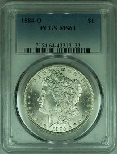 1884年Oミント モーガン銀貨 $1 PCGS MS-64 (37) A|WORLD RESOURCE【QUEEN店】