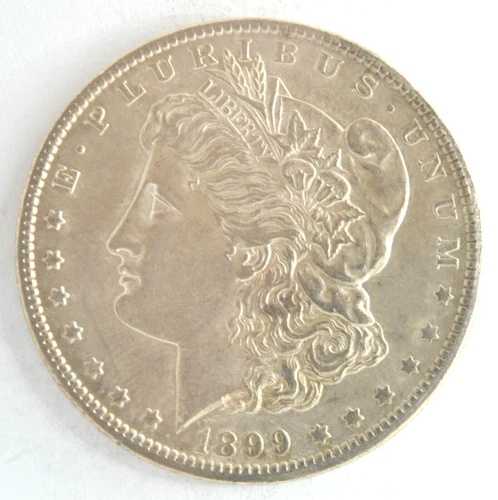 アメリカ合衆国 1899年Oミント 1ドル モーガン銀貨（純度90%） ニューオーリンズ造幣局｜WORLD RESOURCE【QUEEN店】