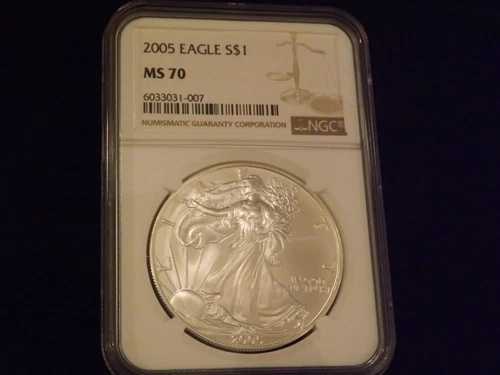 2005年 1ドル イーグル NGC MS 70｜WORLD RESOURCE【QUEEN店】