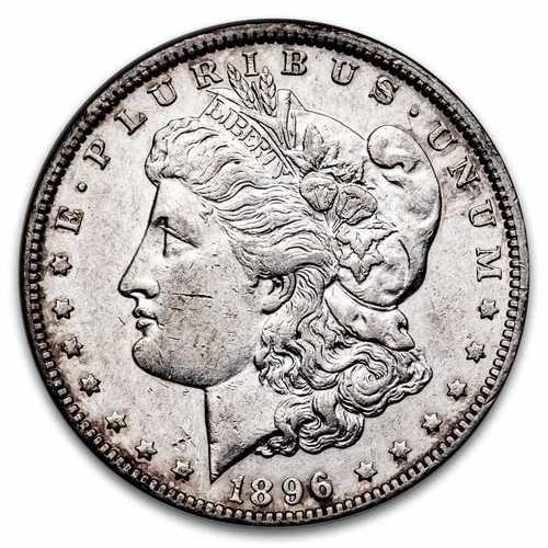 1896-O モルガン ダラー AU-50 NGC|WORLD RESOURCE【QUEEN店】