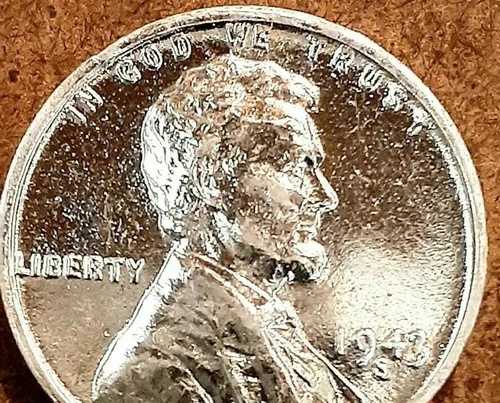 1943年Sミント スチール製リンカーンウィートセントペニー、DDO|WORLD RESOURCE【QUEEN店】