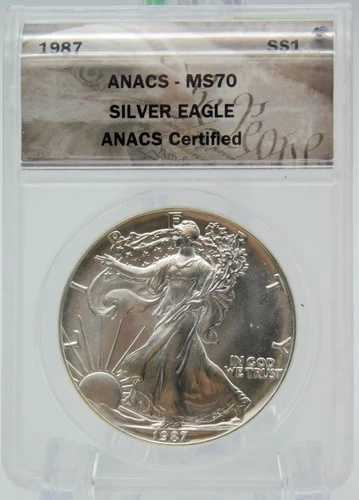 1987年 - ANACS MS70 シルバーイーグル (BT1320)｜WORLD RESOURCE【QUEEN店】 60,500円
