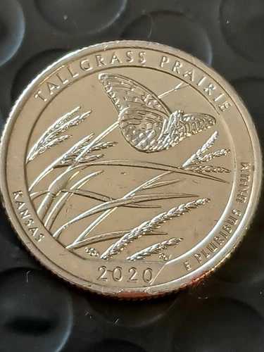 2020年W ウェストポイント造幣局 トールグラス・プレーリー カンザス 25セント硬貨(銅ニッケル層剥離あり)|WORLD RESOURCE【QUEEN店】