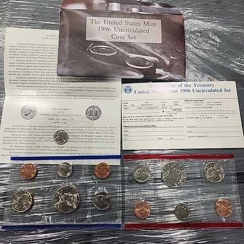 1996年米国造幣局セット ～ 11枚 ～ P & D ～ W DIME ～ ウェストポイントダイム C9｜WORLD RESOURCE【QUEEN店】