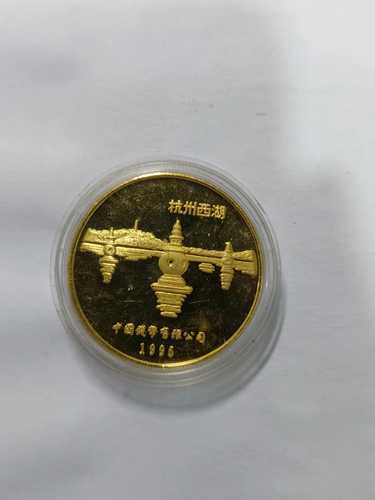 中国中央造幣局公式メダル、杭州西湖 1995年、プルーフ|WORLD RESOURCE【QUEEN店】