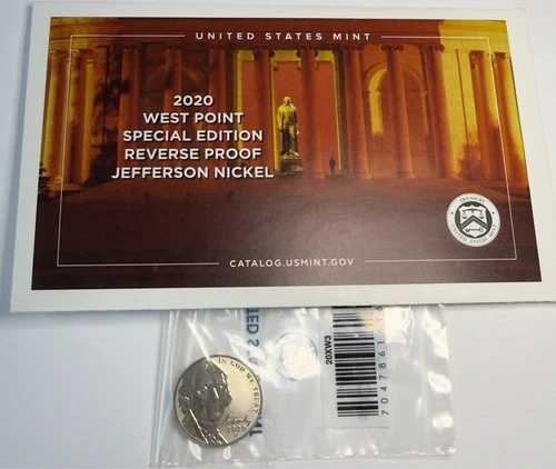 2020年ウェストポイント特別版リバースプルーフジェファーソンニッケルコイン|WORLD RESOURCE【QUEEN店】